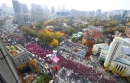 کره جنوبی؛ تجمع هزاران نفری برای استعفای خانم رئیس جمهور (+عکس)