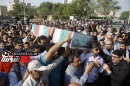 تشییع و خاکسپاری پیکر مطهر سه شهید در اهواز