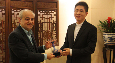 دیدار هیات رسانه ای ایران با یک مسئول وزارت خارجه چین