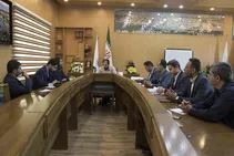 دیدار صمیمانه ی مدیرکل فرهنگ و ارشاد اسلامی اروند با شهردار آبادان