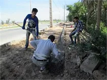 گزارش تصویری از اجرای عملیات جدولگذاری در منطقه یک
