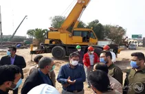 بازدید سردار شاهوارپور از روند پیشرفت پروژه های در دست اقدام شهرداری اهواز