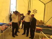 6 هزار نیروی دانشگاه های علوم پزشکی در مرزهای شلمچه ، چذابه و مهران مستقر شدند