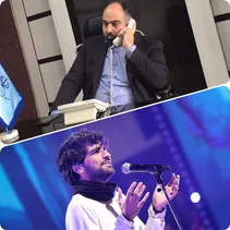 تبریک فرماندار شوشتر به عرفان طهماسبی برای کسب مقام دوم در برنامه عصر جدید