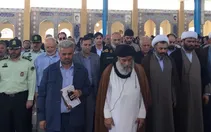 مراسم تشییع پیکر مادر شهیدان خرم دل در شوشتر + عکس