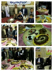 جشنواره غذاهای سنتی و سالم در شهر حر برگزار شد+ عکس