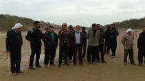 لزوم توجه به وضعیت رود خانه زهره/ تجمع کشاورزان مقابل فرمانداری