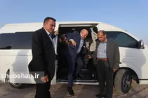 بازدید معاون رئیس جمهور از کانون‌های گرد و غبار اهواز