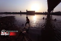 آب‌تنی در گرمای تابستان