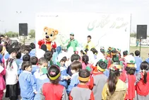 برگزاری جشن درختکاری در شهرداری منطقه هشت اهواز