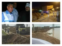 یک وجب از شهر الوان را تسلیم آب نمیکنیم + عکس