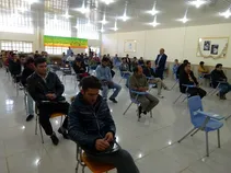 گزارش تصویری / آزمون کتبی پست برق شرکت نمک زدایی شهرستان هفتکل